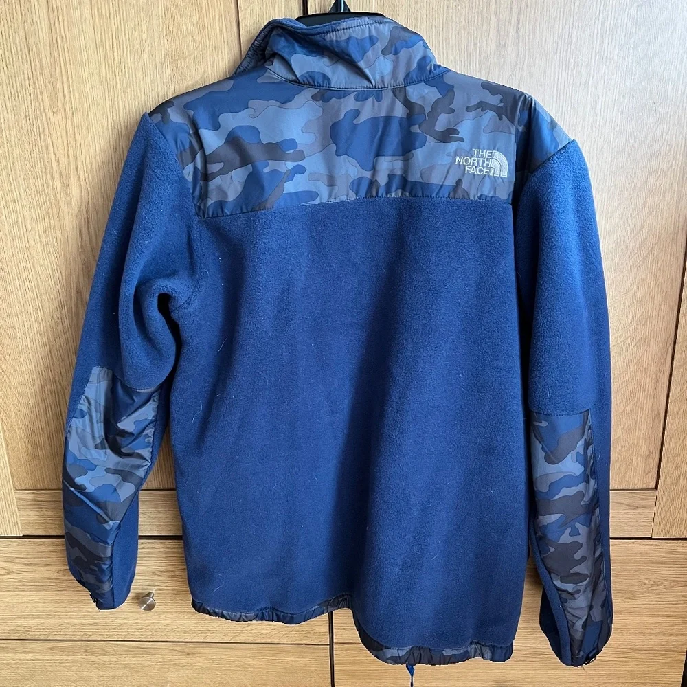 Big Boys Youth The North Face Navy Camouflage Fleece